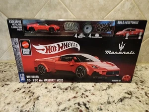 Mattel Brick Shop Hot Wheels Maserati MC20 - Factory Sealed Box - Picture 1 of 6