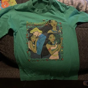 Vintage 90s Disney Pocahontas Girls CHILDRENS T Shirt Size 14-16 - Picture 1 of 4