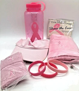 CINTA ROSA Kit de Concientización sobre el Cáncer de Mama Carrera para Corredores de Cura NUEVO - Imagen 1 de 1