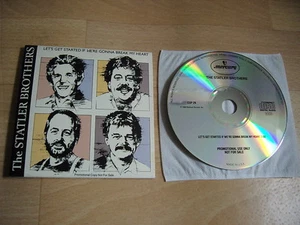 THE STATLER BROTHERS Let's Get Started If We're Gonna 1988 USA CD single 80s - Imagen 1 de 1