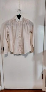 Vintage Marshell Fields Damen rosa Bluse Gr. 8 100 % Baumwolle Langarm - Bild 1 von 9