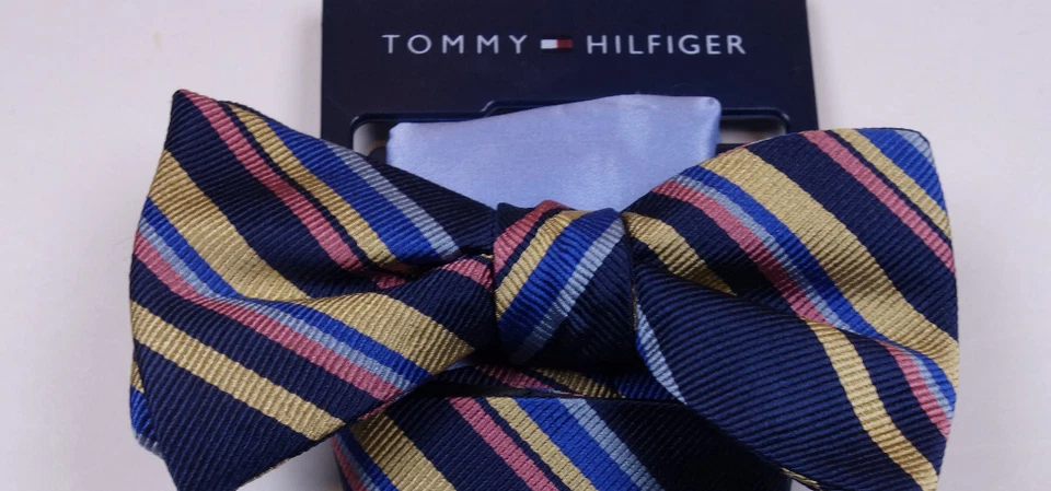 Pajarita a rayas azules TOMMY HILFIGER NUEVA SIN ETIQUETAS Foto 1 de 1