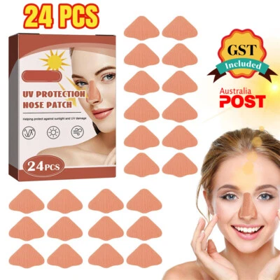 NEW UV Nose Guards 24pcs Outdoor Nose Skin Sun Protection Patch Sun Cover AU - image 1 of 4