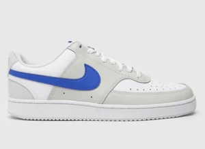 Nike Hombre Court Vision Blanco Gris Azul Tenis Zapatos Talla: 13 (FN4019-001) - Imagen 1 de 16
