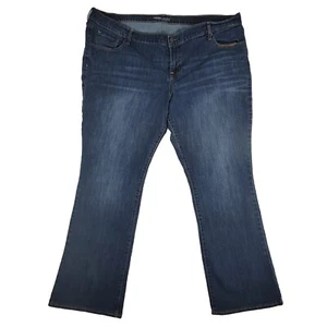 Old Navy Flirt Bootcut Jeans Womens 20 Plus Blue Stonewash Stretch Denim Zip - Picture 1 of 19