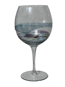 Artland Helios Balloon Wine Glass Stained Glass Mosaic Design Red Wine - Picture 1 of 3