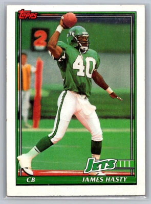 # 480 James Hasty New York Jets 1991 Topps - Image 1 of 2