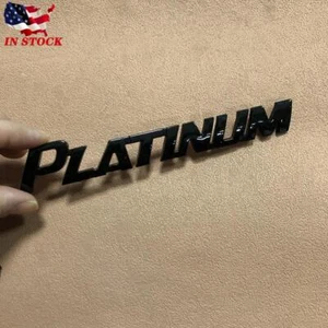 For Sequoia GR Supra Highlander Rear Door Roof Side Mark Platinum Emblem Badge - Foto 1 di 4