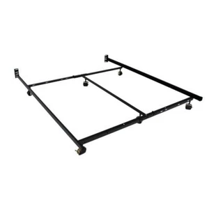 Adjustable Queen All Sizes Bed Frame Low Profile Fits Headboard with 6-Glides - Picture 1 of 10