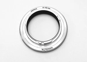 49mm Genuine Minolta SR/ MD /MC Reverse Ring II /Macro Reversing Ring Adapter - Picture 1 of 3