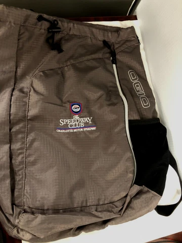OG10 Sling Backpack Embroidered w/ The Speedway Club, Charlotte Motor Speedway Cover
