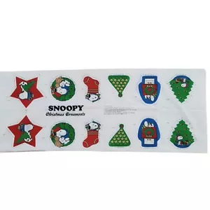Snoopy Peanuts Schnitt Nähen Weihnachtsschmuck Stoff Panel Vintage ungeschnitten V.I.P. - Bild 1 von 6