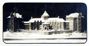 RPPC ARCHITECTURE MODEL KERSCHGENS 1914 CHURCH BUILDING GUTEN HERTEN POSTCARD - Picture 1 of 3