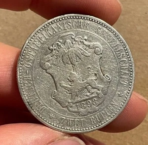 German East Africa - 1893 Large Silver 2 Rupien - Scarce - Picture 1 of 7