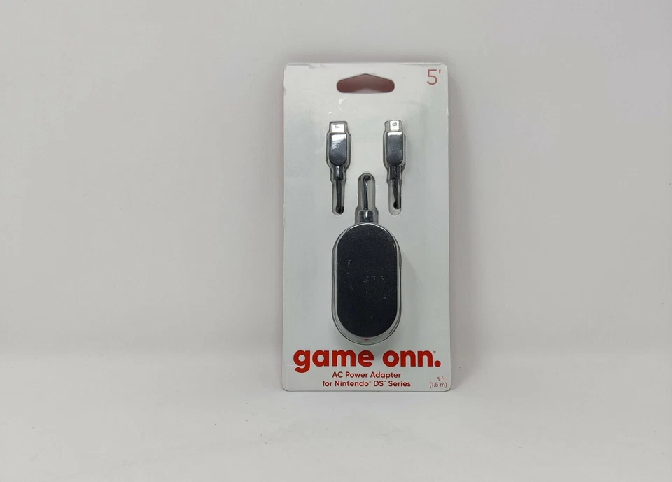 5 Foot Game Onn AC Power Adapter Cord Nintendo DS Lite 3DS 3DS XL 2DS DSi XL