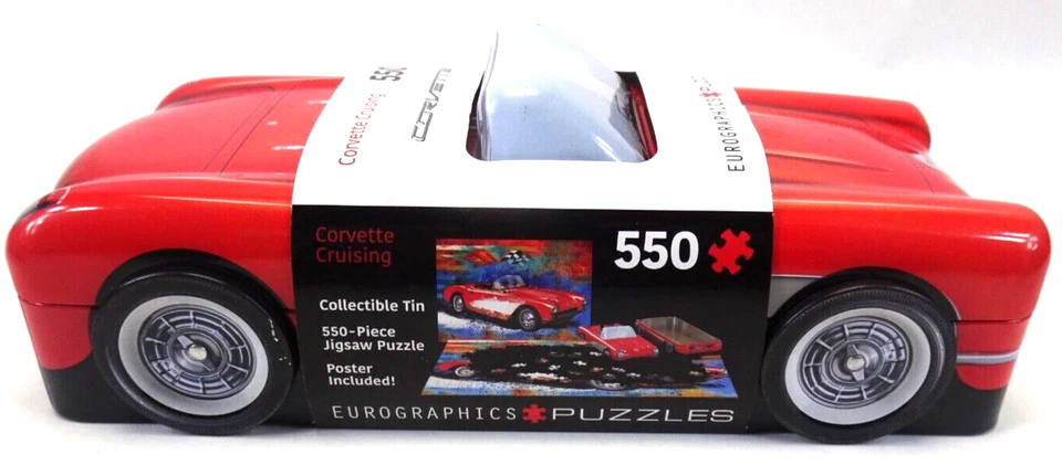 Eurographics 1957 Corvette Cruising 550 Pc Puzzle Collectible