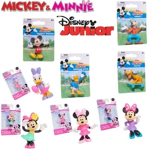 DISNEY JUNIOR MINNIE MOUSE DAISY DUCK  MICKEY GOOFY DONALD DUCK PLUTO MINI FIGS - Picture 1 of 29