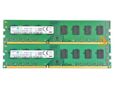 16GB Samsung 2X 8GB DDR3 RAM PC3-12800U 1600MHz Arbeitsspeicher DIMM Density @h - Bild 1 von 4