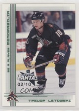 2000-01 ITG Be A Player Memorabilia Emerald All-Star Fantasy /10 Trevor Letowski