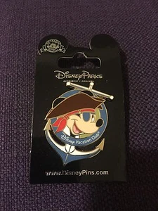 PIN DISNEY CRUISE LINE DISNEY HOLIDAY CLUB MICKEY PIRATA NUEVO AUTÉNTICO ORIGINAL - Imagen 1 de 3