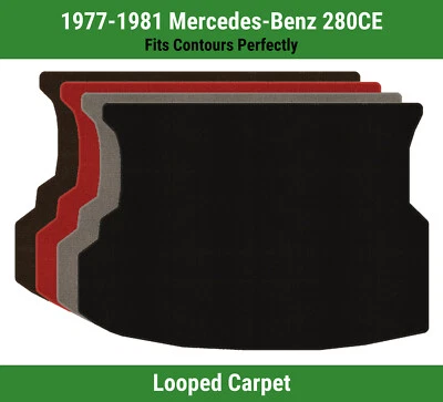 Tapete de porta-malas Lloyd Classic Loop para 1977-1981 Mercedes-Benz 280CE  - Imagem 1 de 4