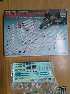 HASEGAWA X48-3 - AIRCRAFT WEAPONS C - U.S. Missiles & Gun Pods SET 1/48 - Foto 1 di 11