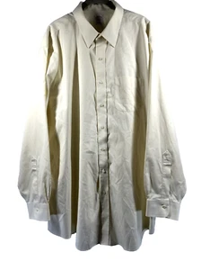 Brooks Brothers Men's Dress Shirt 18.5 - 36 100% Cotton Pale Yellow Long Sleeve - Picture 1 of 7