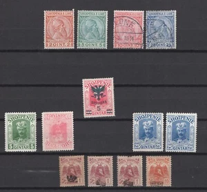 Albania 1913-1922 MNH stamps with better upside down stamp MH - Imagen 1 de 1