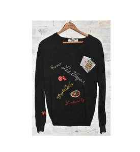 Vintage 1950’s Stunning Shirlee Designs Las Vegas Gambling Sweater Size M/L* - Bild 1 von 7
