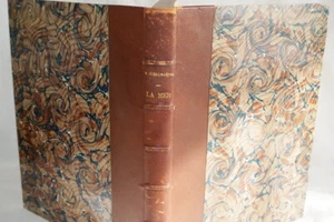 LA MER,MER DANS LA NATURE MER ET L'HOMME,CLERC RAMPAL,ILLUSTRE CARTES RELIE - Imagen 1 de 5