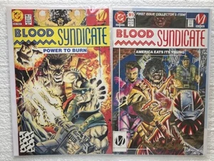 DC Comics "Blood Syndicate No. 1 & 2. as shown. (No. 1) 123 of 2000 only. - Picture 1 of 16