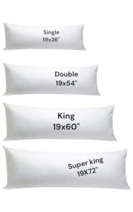 Premium Bolster Pillow Long Orthopaedic Body Support Comfort Pillows All Sizes - Picture 1 of 18