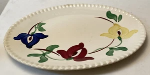 Vintage Blue Ridge Southern Pottery Carnival 11" Oval Serving Platter - Picture 1 of 3