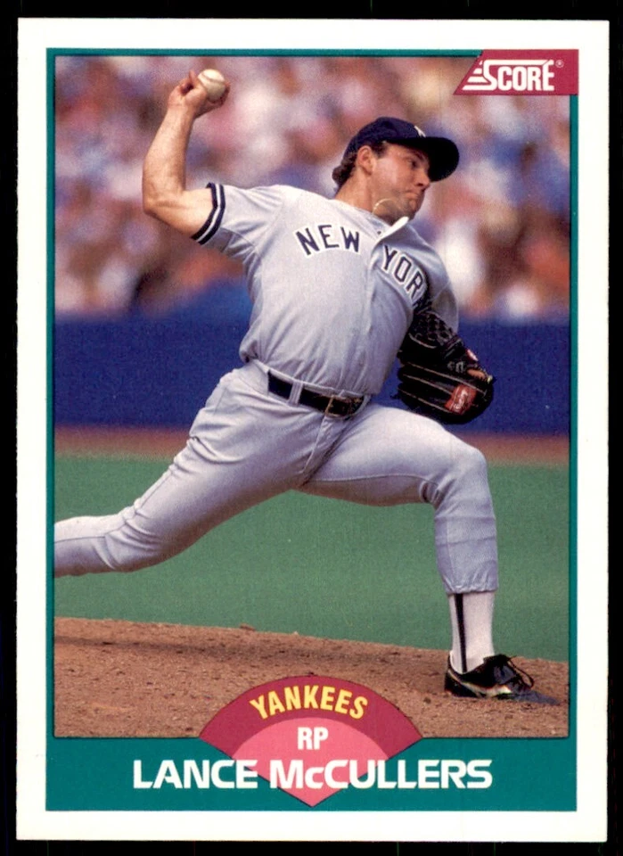 1989 Score Rookie & Traded. Lance McCullers New York Yankees #63T - Image 1 of 2