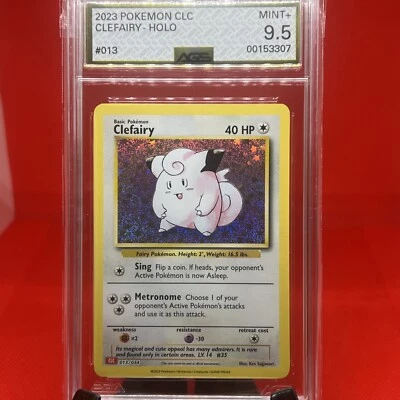 Pokemon 2023 Classic Collection Clefairy AGS 9.5 Gem Mint #013/034 - Image 1 of 4