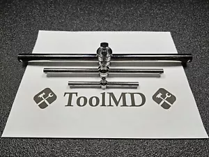 Snap-on Tools EE. UU. NUEVO 3 piezas Unidad Mixta Cromo Deslizante Manija en T Set S12L F5L TM5 - Imagen 1 de 11