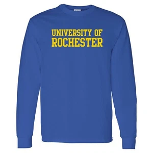 Camiseta básica de manga larga con bloque de la Universidad de Rochester Yellowjackets - Real - Imagen 1 de 6