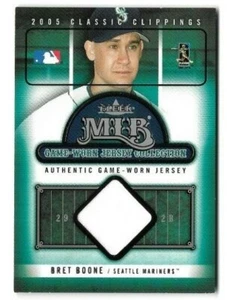 2005 Fleer MLB Baseball Classic Clippings Bret Boone Seattle Mariners Jersey - Picture 1 of 1