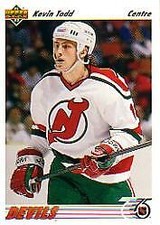 1991-92 (DEVILS) Upper Deck French #401 Kevin Todd Rookie