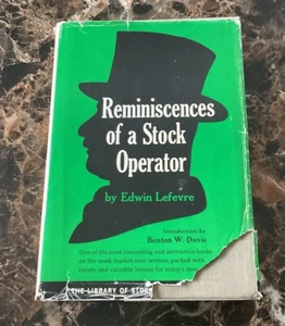 “Reminiscences of a Stock Operator” Edwin Lefevre  *1964*  (1st Print) HC/DJ  VG - Picture 1 of 9
