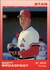 1988 St. Petersburg Cardinals Star #2 Scott Broadfoot