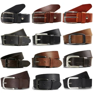 Jack & Jones Gürtel Ledergürtel Herrengürtel Echt Leder schwarz braun NEU - Bild 1 von 25