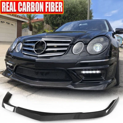 KIT DE CARROCERÍA LABIO PARACHOQUES DELANTERO CARBONO REAL para Mercedes Benz W211 E63 2006-2009 Foto 1 de 4