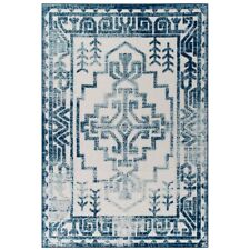 Modway Geometric Southwestern Aztec 5x8 Indoor and Outdoor Area Rug R-1181b-58