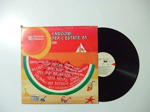 Songs Per L'Estate '85 2-Disc Vinyl 33 Runden LP Album Compilation ITALIEN 1985 - Bild 1 von 1