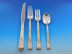 Golden Wheat by Gorham Sterling Silver Regular Size Place Setting(s) 4-Piece - Picture 1 of 3