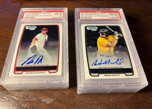 2011 2012 2013 Bowman Chrome DP & Prospect RC Auto PSA 10 GEM MT Pick from List