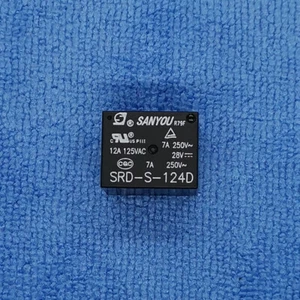 2 pz relè di alimentazione PCB originale SRD-S-124D 24 V DC 5 pin SANYOU nuovo - Foto 1 di 3