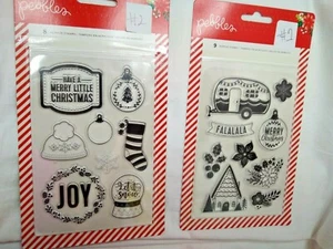 Estampillas de acrílico de Navidad guijarros de Navidad nueva elección de diseño - Imagen 1 de 4