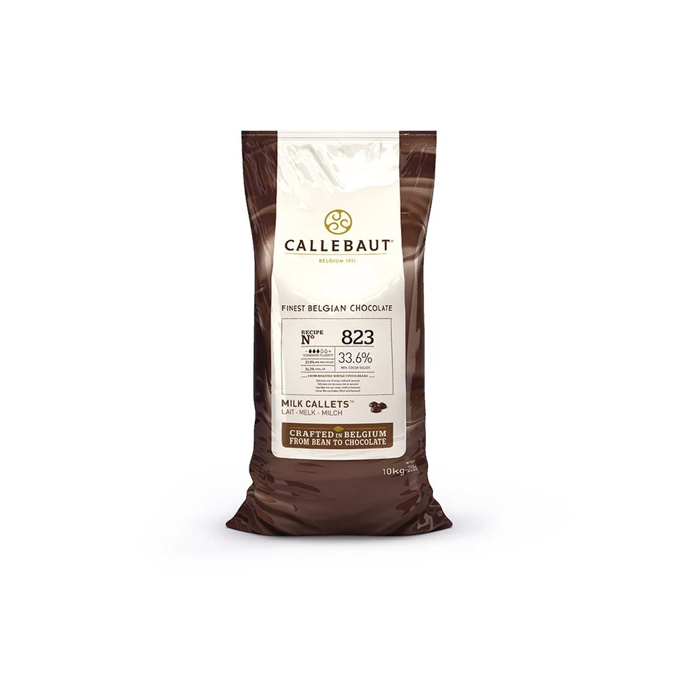 Belgian Milk Chocolate - 10kg Callebaut 823 Finest Callets 33.6% - Image 1 of 1